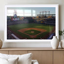 Colorado Rockies Coors Field Wall Art Canvas Print - MLB