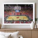Miami Heat Basketball Team Print Wall Art- Kaseya Center by MyGreatCanvas | Canvas Wall Art Prints | Photo Prints & Wall Decor