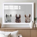 Horse Wall Art - Minimalist Horse Triptych Wall Art – Modern by MyGreatCanvas | Canvas Wall Art Prints | Photo Prints & Wall Decor