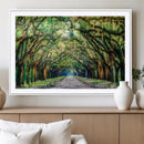 Serene Tree Tunnel Wall Art Canvas Print – Pathway Under by MyGreatCanvas | Canvas Wall Art Prints | Photo Prints & Wall Decor