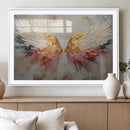 Golden Angel Wings Wall Art Canvas Print – Stunning Abstract by MyGreatCanvas | Canvas Wall Art Prints | Photo Prints & Wall Decor