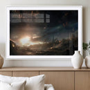 Avengers Planet Wall Art Canvas Print