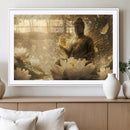 Golden Buddha Wall Art | Yoga Room Decor and Meditation Room by MyGreatCanvas | Canvas Wall Art Prints | Photo Prints & Wall Decor