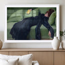 Decadent Girl by Ramon Casas Wall Art Canvas Print, Framed