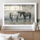Chines Style Majestic Horses Wall Art | Ready to Hang and
