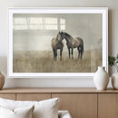 Chines Style Grunge Horses Wall Art Canvas Print by MyGreatCanvas | Canvas Wall Art Prints | Photo Prints & Wall Decor