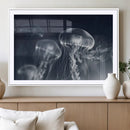 Jellyfish Wall Art Canvas Print, Modern Abstract Jellyfish