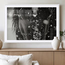 Winter Horse Snow Wall Art Canvas Print