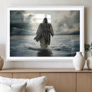 Jesus Walking on Water Wall Art | Canvas Print | Ready to