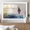 Watercolor Jesus Walking on Water Canvas Print, Christian by MyGreatCanvas | Canvas Wall Art Prints | Photo Prints & Wall Decor