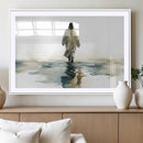 Watercolor Jesus Walking on Water Canvas Print, Christian by MyGreatCanvas | Canvas Wall Art Prints | Photo Prints & Wall Decor
