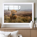 Scottish Highland Cow Wall Art Canvas Print | Ready to Hang by MyGreatCanvas | Canvas Wall Art Prints | Photo Prints & Wall Decor