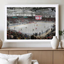 Lausanne Arena Ice Hockey Stadium Wall Art Canvas Print,