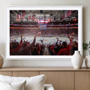 Carolina Hurricanes Ice Hockey Stadium Wall Art, Carolina