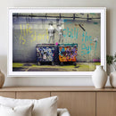 Banksy Life is Short Wall Art - Iconic Graffiti Art on by MyGreatCanvas | Canvas Wall Art Prints | Photo Prints & Wall Decor