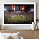 Framed Florida State Seminoles Football Team Print -