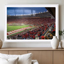 Wisconsin Badgers Football Team Print - Madison Camp Randall