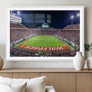 Wolfpack Football Team Print - Raleigh Carter-Finley Stadium