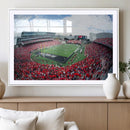 Cincinnati Bearcats Football Team Print - Nippert Stadium Wall Art Canvas Print