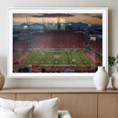 Framed Arizona Wildcats Football Team Print - Tucson Arizona by MyGreatCanvas | Canvas Wall Art Prints | Photo Prints & Wall Decor