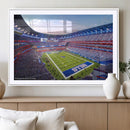 Buffalo Bills Football Team Print Canvas - Buffalo Highmark by MyGreatCanvas | Canvas Wall Art Prints | Photo Prints & Wall Decor