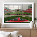 Texas Tech Red Raiders Football Team Print - Lubbock Jones