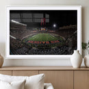 Framed Texas Tech Red Raiders Stadium Canvas, Texas Tech Red