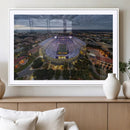 The Louisiana State University Tigers Football Team Print -