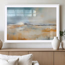 Abstract Landscape Wall Art Canvas Print - Warm Tones of