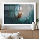Powerful Jesus Canvas Print - Hand of Salvation,