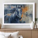Abstract Blue Horse Wall Art Print Canvas | Horse Wall Art by MyGreatCanvas | Canvas Wall Art Prints | Photo Prints & Wall Decor
