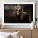 Abstract Black Horse Canvas Print for Farmhouse Wall Art | by MyGreatCanvas | Canvas Wall Art Prints | Photo Prints & Wall Decor