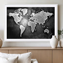 World Map Wall Art Canvas Print – Framed Wall Art for by MyGreatCanvas | Canvas Wall Art Prints | Photo Prints & Wall Decor