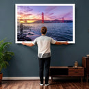 Golden Gate Bridge Wall Art Canvas Print – Framed San by MyGreatCanvas | Canvas Wall Art Prints | Photo Prints & Wall Decor