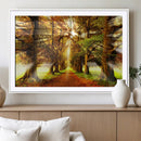 Sunshine in Forest and Trees Wall Art Canvas Print by MyGreatCanvas | Canvas Wall Art Prints | Photo Prints & Wall Decor