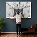 Large Brooklyn Bridge Wall Art Canvas Print