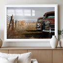 Classic Cars Vintage Wall Art Canvas Print