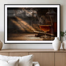 Whiskey and Cigar Wall Art Canvas Print by MyGreatCanvas | Canvas Wall Art Prints | Photo Prints & Wall Decor