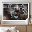 Red Wine and Glass Canvas Print by MyGreatCanvas | Canvas Wall Art Prints | Photo Prints & Wall Decor