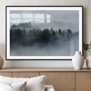 Autumn and Misty Trees in the Forest Wall Art Canvas Print, by MyGreatCanvas | Canvas Wall Art Prints | Photo Prints & Wall Decor