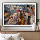 African American Jazz Art Music Abstract Wall Art Painting by MyGreatCanvas | Canvas Wall Art Prints | Photo Prints & Wall Decor