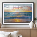 Coastal Wall Art - Vintage World Map Canvas Print with