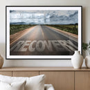 Recovery Road Wall Art Canvas Print