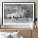 The White Horses Wall Art, Framed White Horses Wall Art