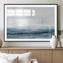 Blue Ocean Abstract Artwork Wall Art Canvas Print