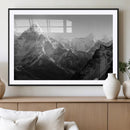 Everest Himalaya Mountain Peaks Black & White Triptych