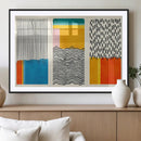 Canvas Print Wall Art Abstract Illustrs Art Boho, Framed