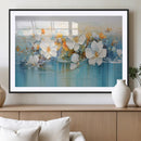 Abstract Flower Wall Art Canvas Print