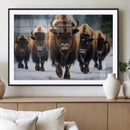 Buffalo Wall Art Canvas Print, American Bison Herd Wall Art by MyGreatCanvas | Canvas Wall Art Prints | Photo Prints & Wall Decor