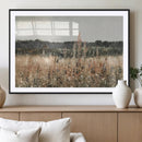 Abstract Wildflower Art Field Landscape Oil Painting Print,
